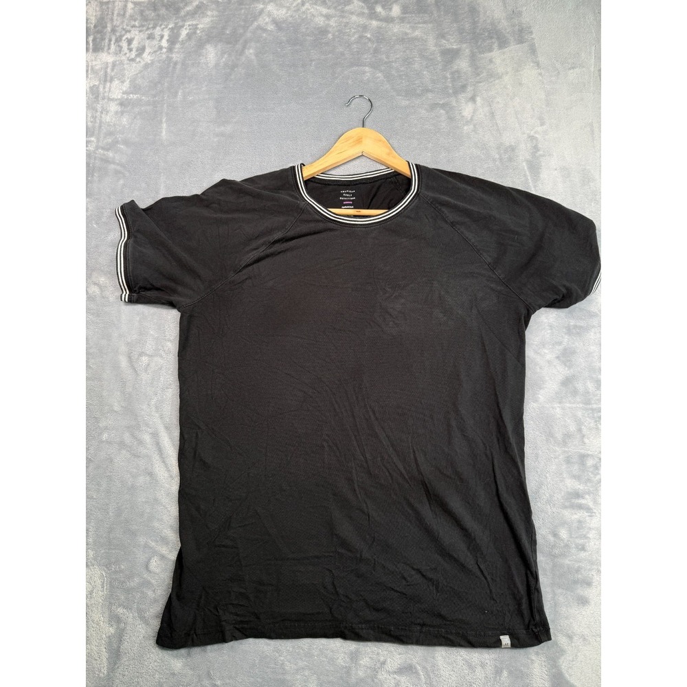 American Eagle Outfitters Apres Active T-Shirt Men's Large Black Cotton Pullover
